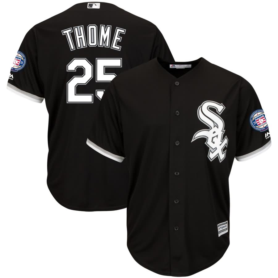 Jim Thome Chicago White Sox Majestic Hall of Fame Induction Patch Cool Base Jersey - Black