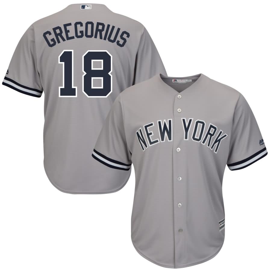 Didi Gregorius New York Yankees Majestic Road Official Cool Base Replica Player Jersey - Gray