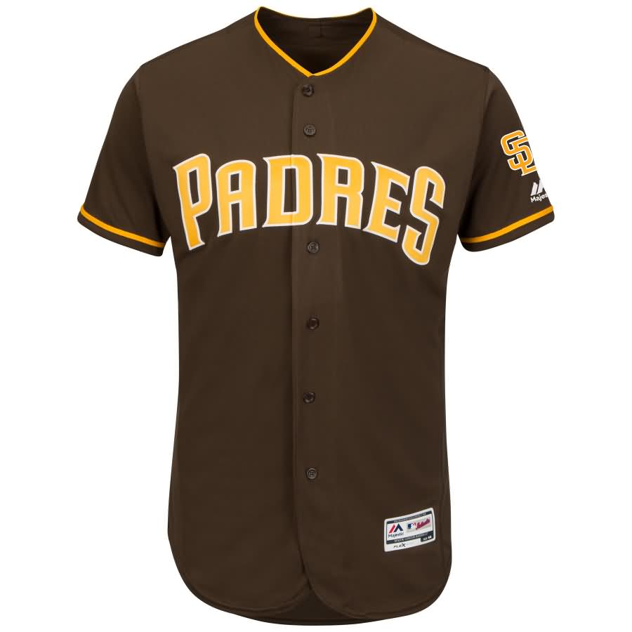 Eric Hosmer San Diego Padres Majestic Alternate Authentic Collection Flex Base Player Jersey - Brown