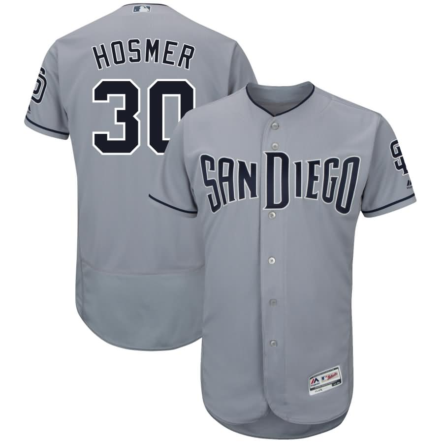 Eric Hosmer San Diego Padres Majestic Road Authentic Collection Flex Base Player Jersey - Gray