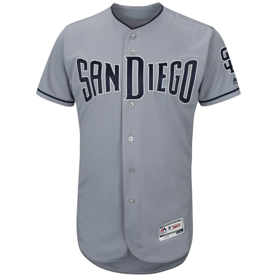 Eric Hosmer San Diego Padres Majestic Road Authentic Collection Flex Base Player Jersey - Gray