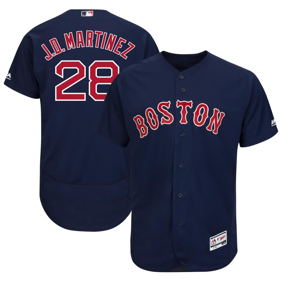 JD Martinez Boston Red Sox Majestic Authentic Collection Flex Base Player Jersey - Navy