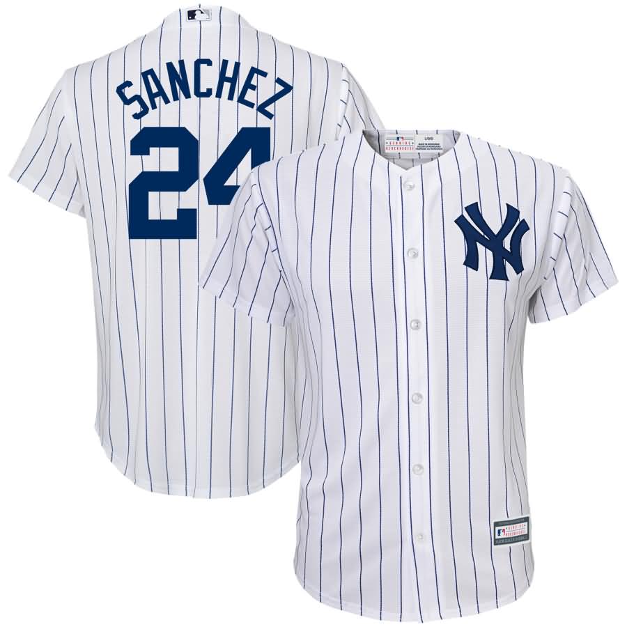 Gary Sanchez New York Yankees Majestic Youth Home Replica Player Jersey - White