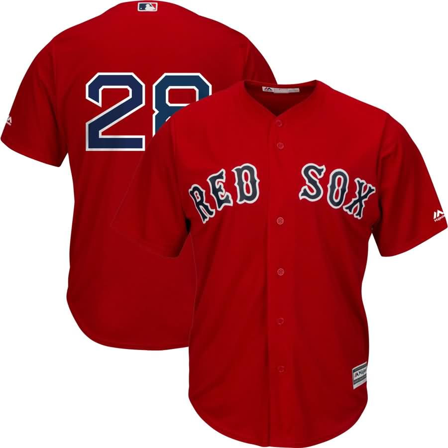 J.D. Martinez Boston Red Sox Majestic Alternate Official Cool Base Replica Player Jersey - Scarlet