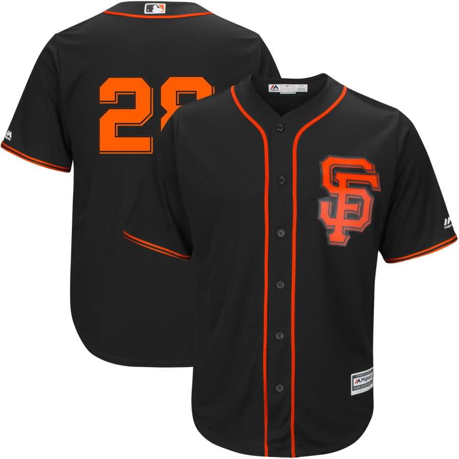 Buster Posey San Francisco Giants Majestic Alternate Official Cool Base Replica Player Jersey - Black