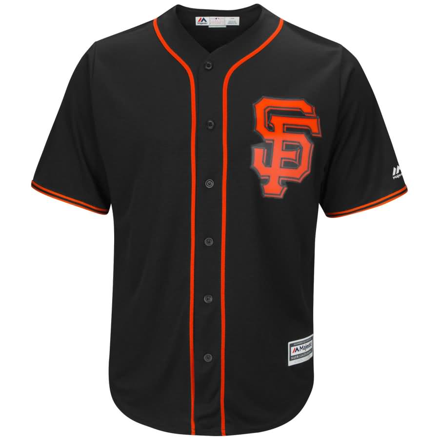 Buster Posey San Francisco Giants Majestic Alternate Official Cool Base Replica Player Jersey - Black