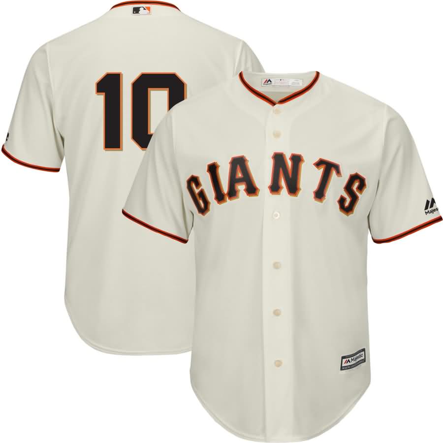 Evan Longoria San Francisco Giants Majestic Official Team Cool Base Player Jersey - Cream