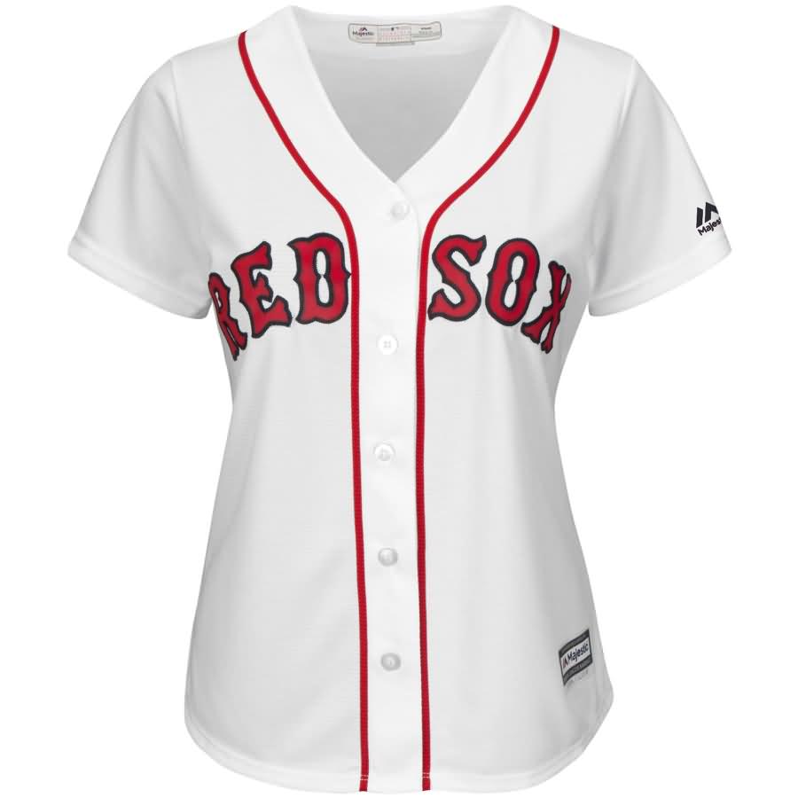 Andrew Benintendi Boston Red Sox Majestic Women's Team Cool Base Player Jersey - White
