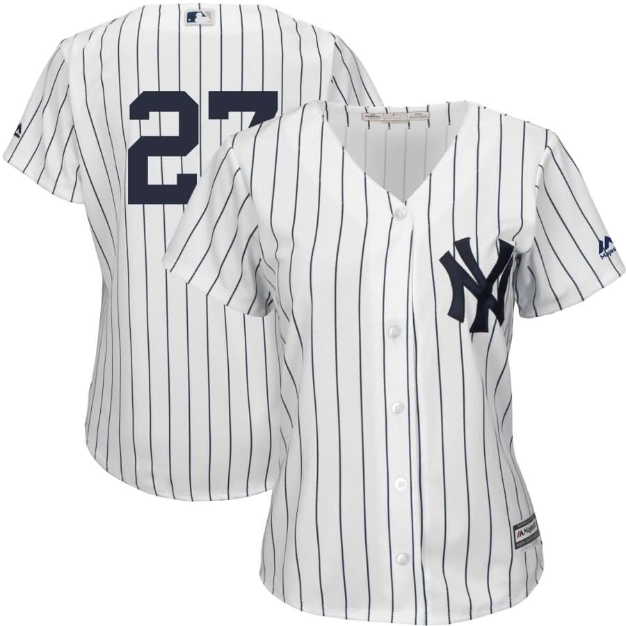 Giancarlo Stanton New York Yankees Majestic Women's Team Cool Base Player Jersey - White