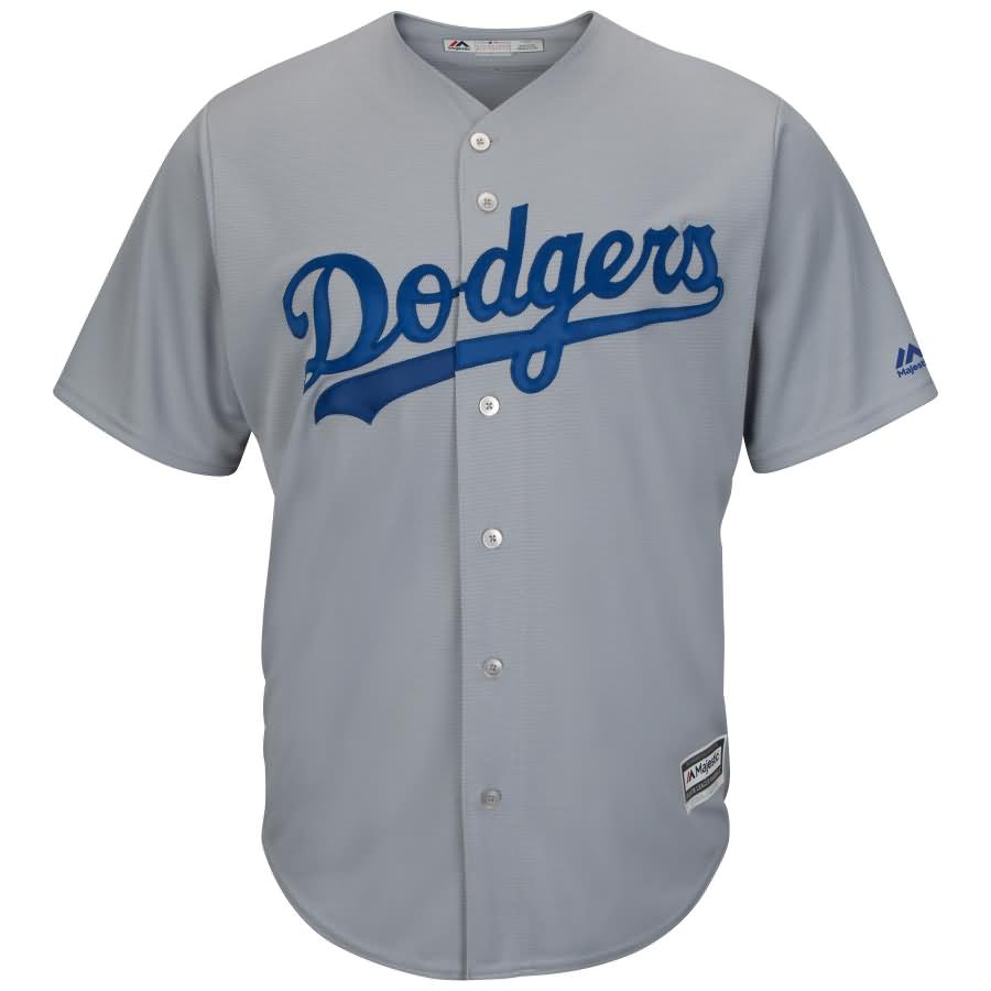Corey Seager Los Angeles Dodgers Majestic Road Official Cool Base Replica Player Jersey - Gray