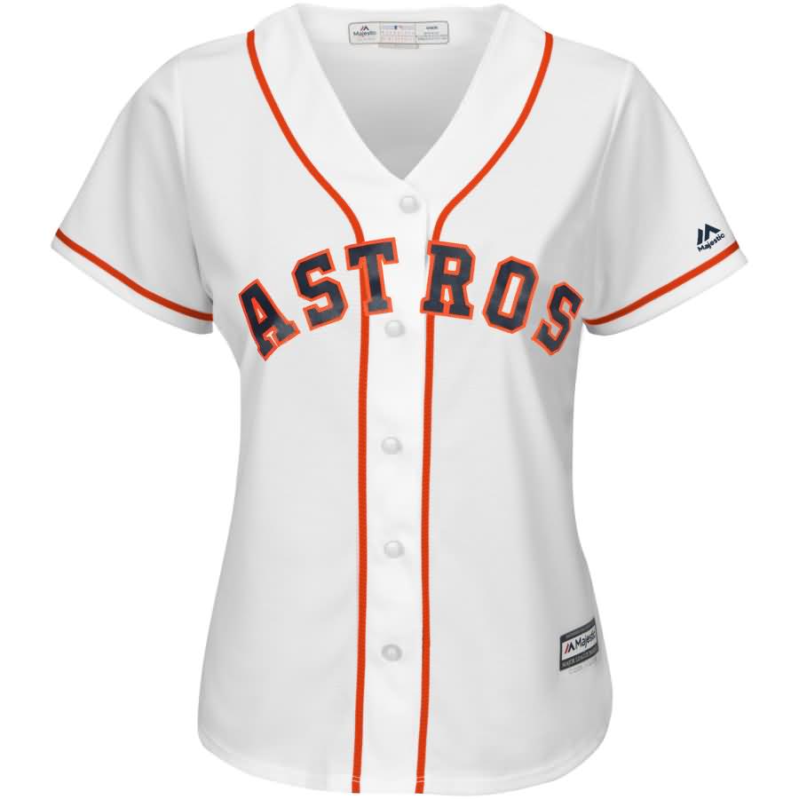 George Springer Houston Astros Majestic Women's Team Cool Base Player Jersey - White