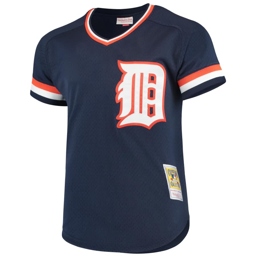 Jack Morris Detroit Tigers Mitchell & Ness Cooperstown Collection Mesh Batting Practice Jersey - Navy