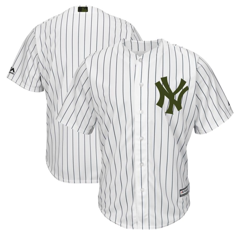 New York Yankees Majestic 2018 Memorial Day Cool Base Team Jersey - White