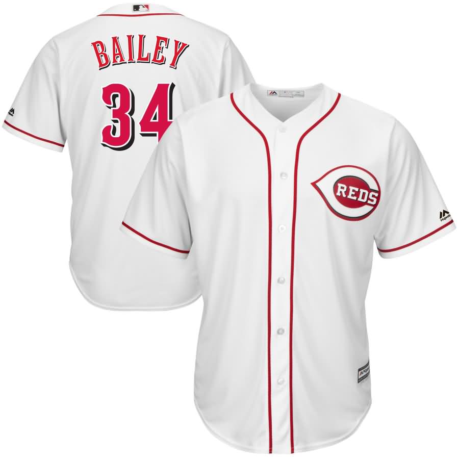 Homer Bailey Cincinnati Reds Majestic Home Cool Base Player Jersey - White