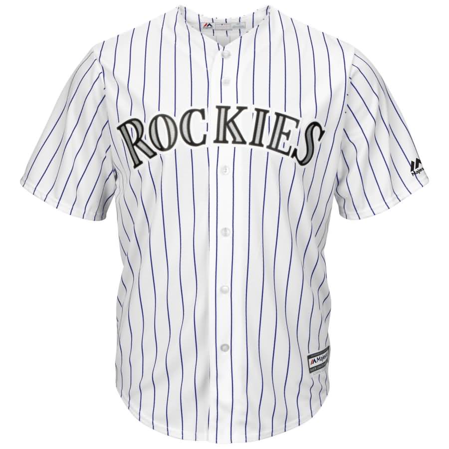 Tony Wolters Colorado Rockies Majestic Home Cool Base Player Jersey - White