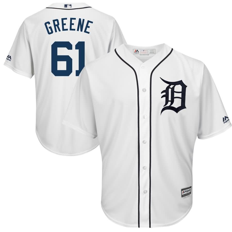 Shane Greene Detroit Tigers Majestic Home Cool Base Player Jersey - White