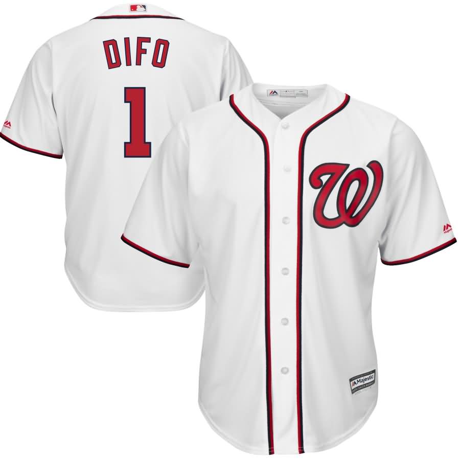 Wilmer Difo Washington Nationals Majestic Home Cool Base Player Jersey - White