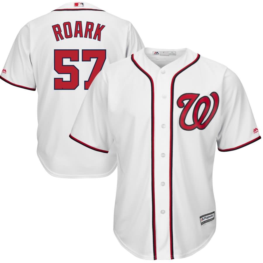 Tanner Roark Washington Nationals Majestic Home Cool Base Player Jersey - White