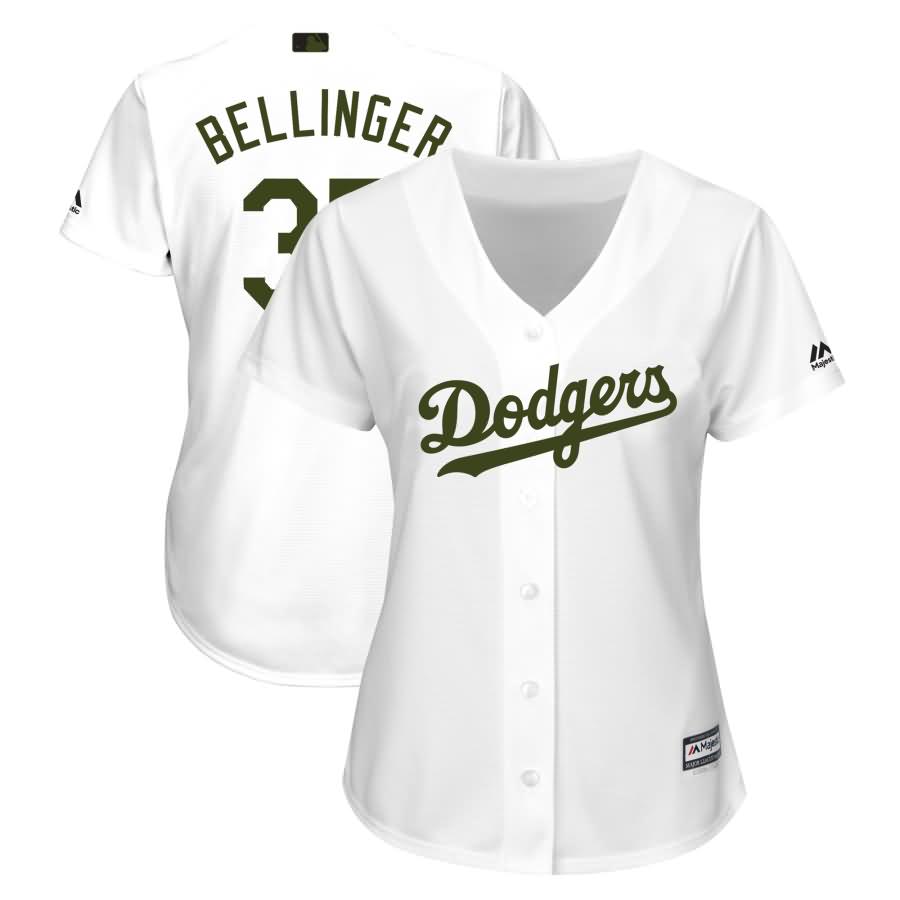 Cody Bellinger Los Angeles Dodgers Majestic Women's 2018 Memorial Day Cool Base Player Jersey - White
