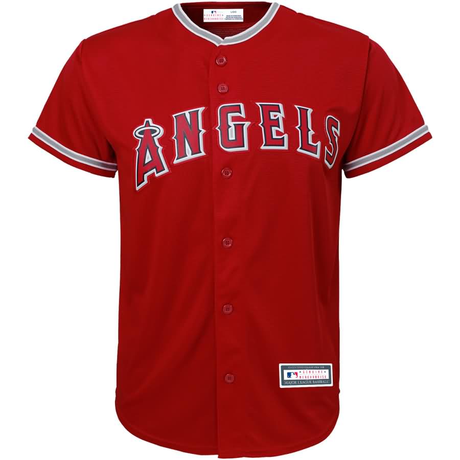 Shohei Ohtani Los Angeles Angels Majestic Youth Alternate Cool Base Replica Player Jersey - Red
