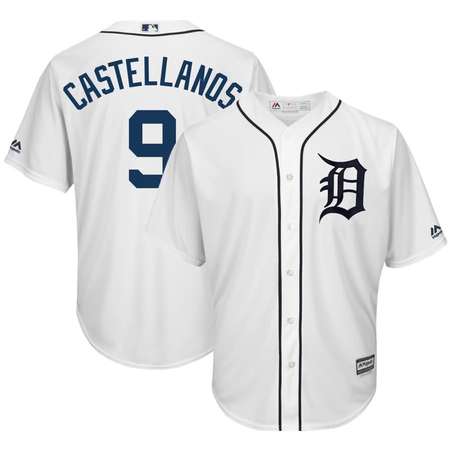 Nick Castellanos Detroit Tigers Majestic Home Cool Base Player Jersey - White