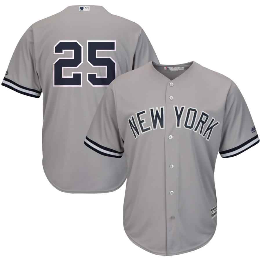 Gleyber Torres New York Yankees Majestic Road Official Cool Base Jersey - Gray