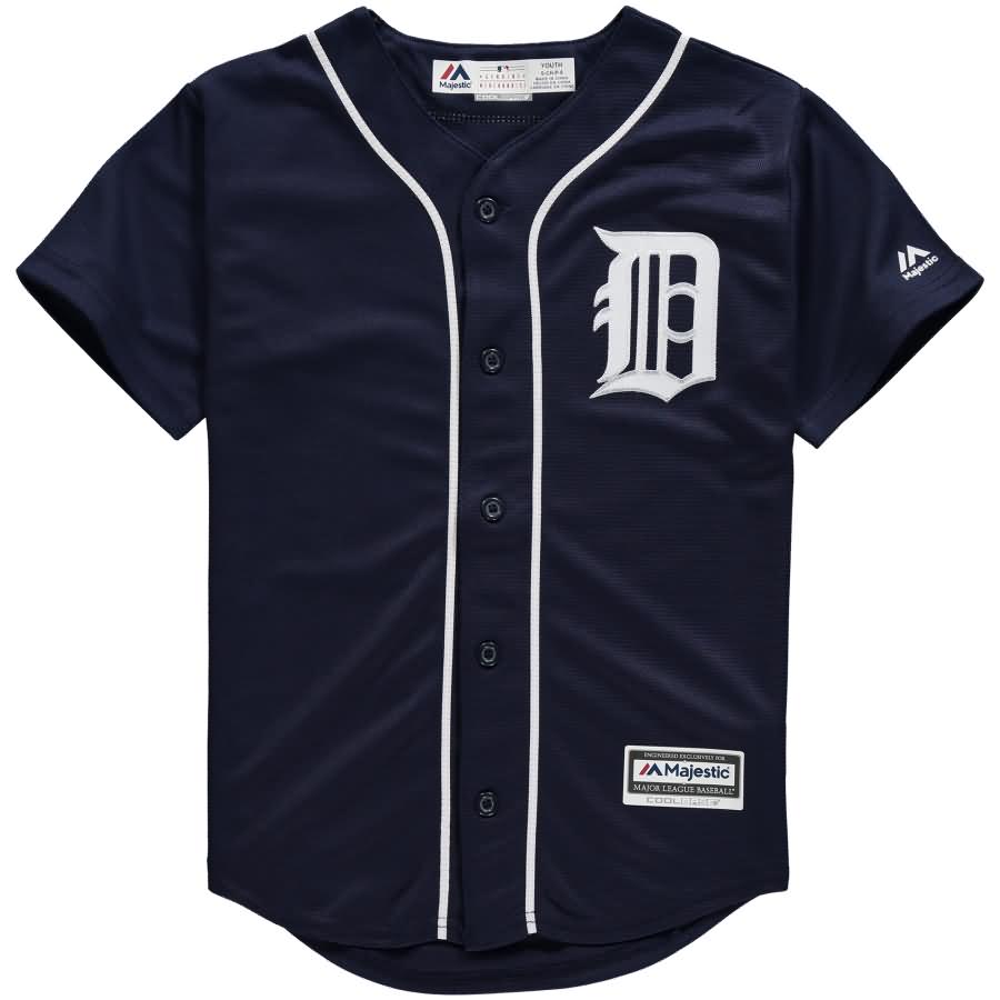 Victor Martinez Detroit Tigers Majestic Youth Alternate Official Cool Base Player Jersey - Navy