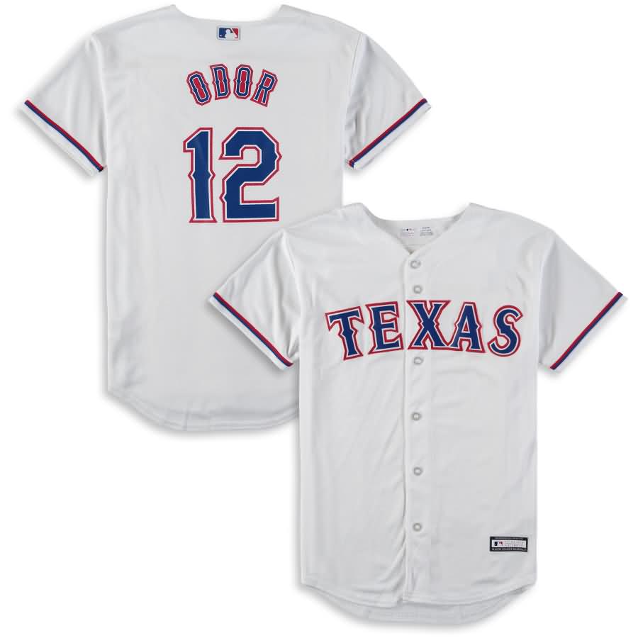 Rougned Odor Texas Rangers Majestic Youth Home Cool Base Replica Player Jersey - White
