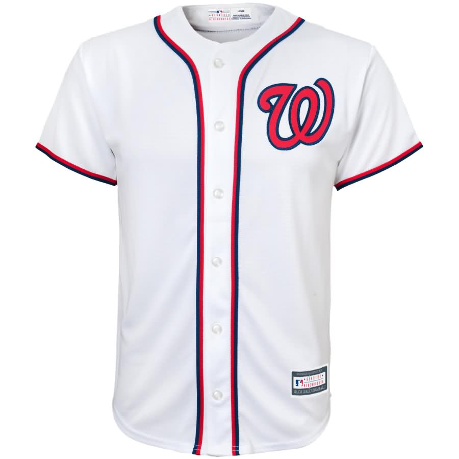 Max Scherzer Washington Nationals Majestic Youth Home Cool Base Replica Player Jersey - White