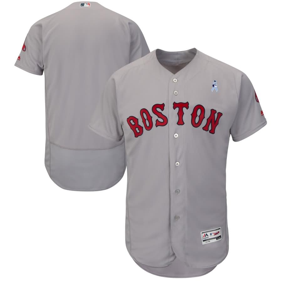 Boston Red Sox Majestic 2018 Father's Day Flex Base Team Jersey - Gray