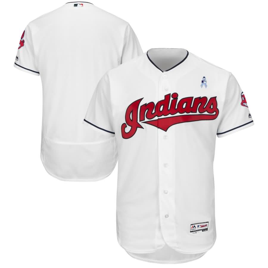 Cleveland Indians Majestic 2018 Father's Day Flex Base Team Jersey - White