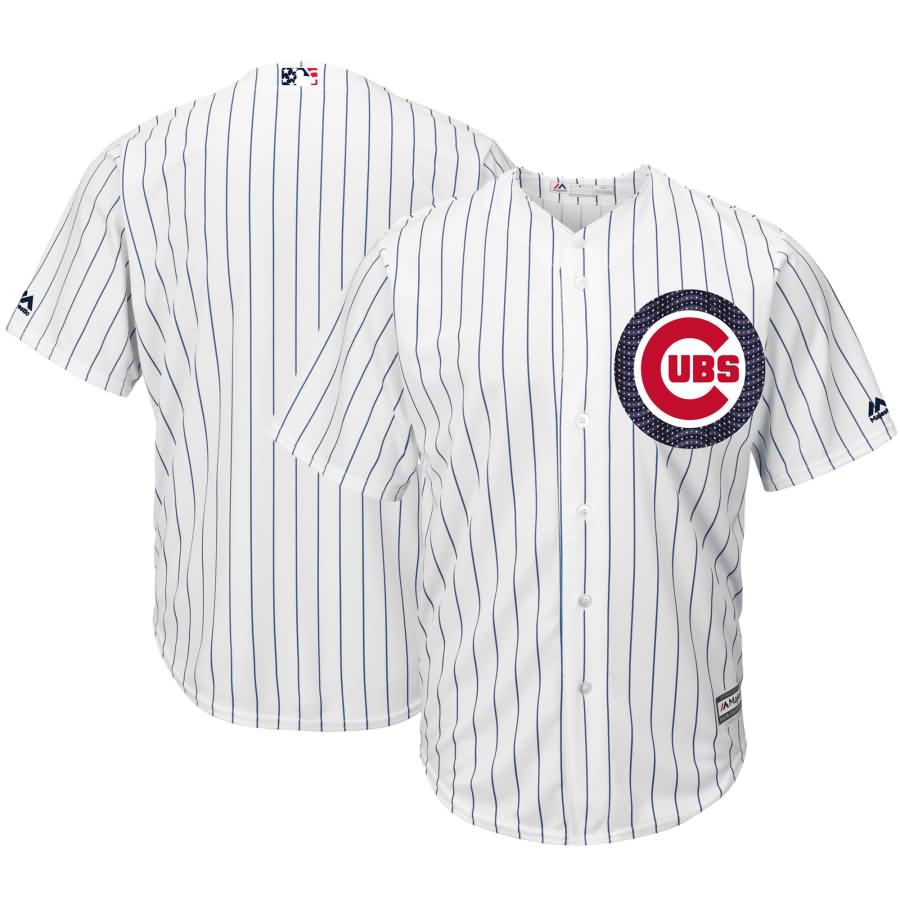Chicago Cubs Majestic 2018 Stars & Stripes Cool Base Team Jersey - White