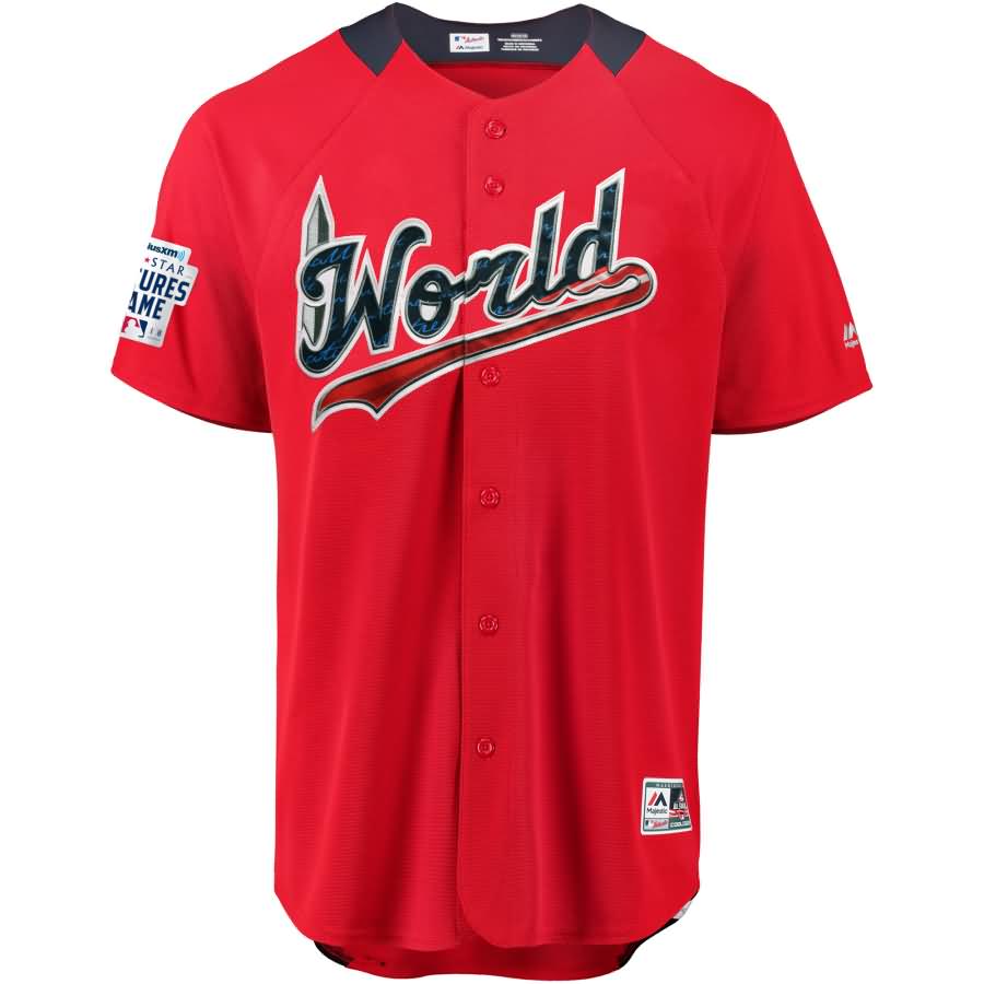 World Majestic 2018 MLB All-Star Futures Game Authentic On-Field Team Jersey - Scarlet