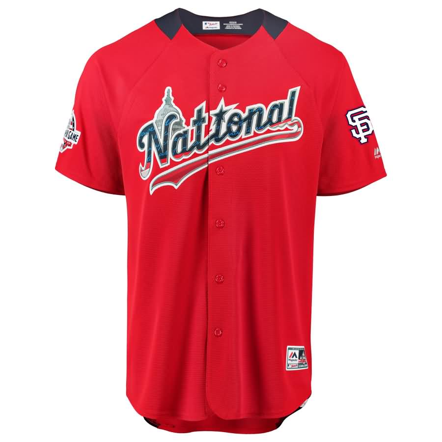 Buster Posey National League Majestic 2018 MLB All-Star Game Home Run Derby Player Jersey - Red