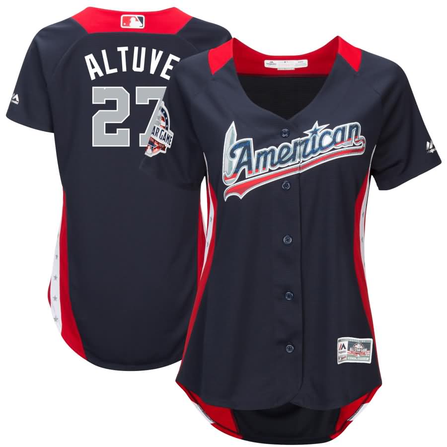 Jose Altuve American League Majestic Women's 2018 MLB All-Star Game Home Run Derby Player Jersey - Navy