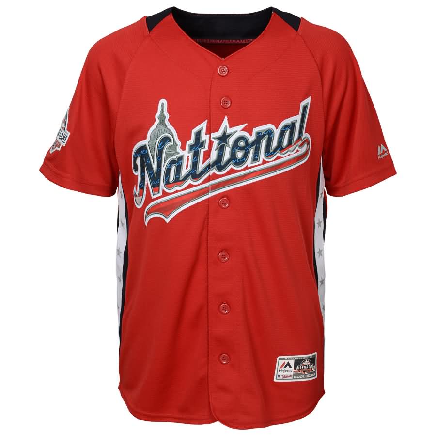 Freddie Freeman National League Majestic Youth 2018 MLB All-Star Game Home Run Derby Player Jersey - Red