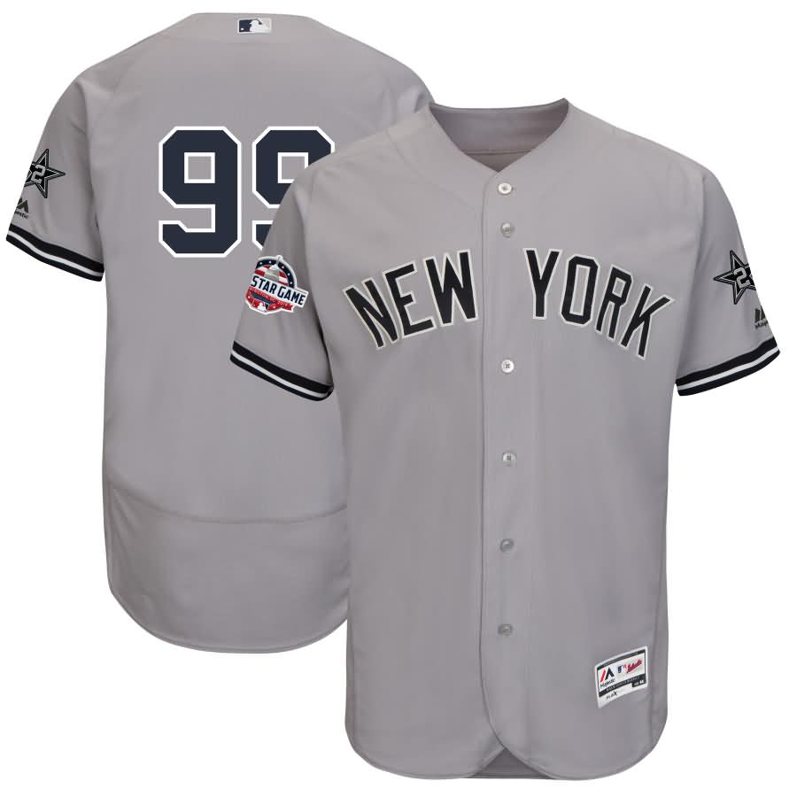 Aaron Judge New York Yankees Majestic 2018 MLB All-Star Game Authentic Flex Base Player Jersey - Gray