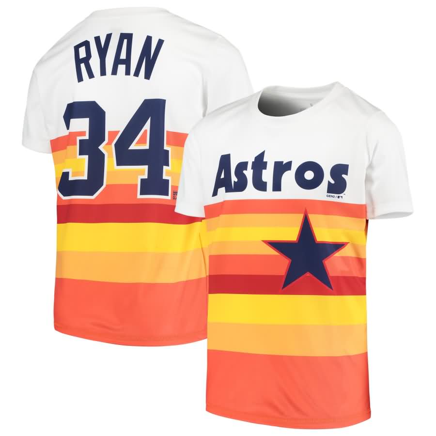 Nolan Ryan Houston Astros Youth Cooperstown Collection Player Jersey Top - Orange