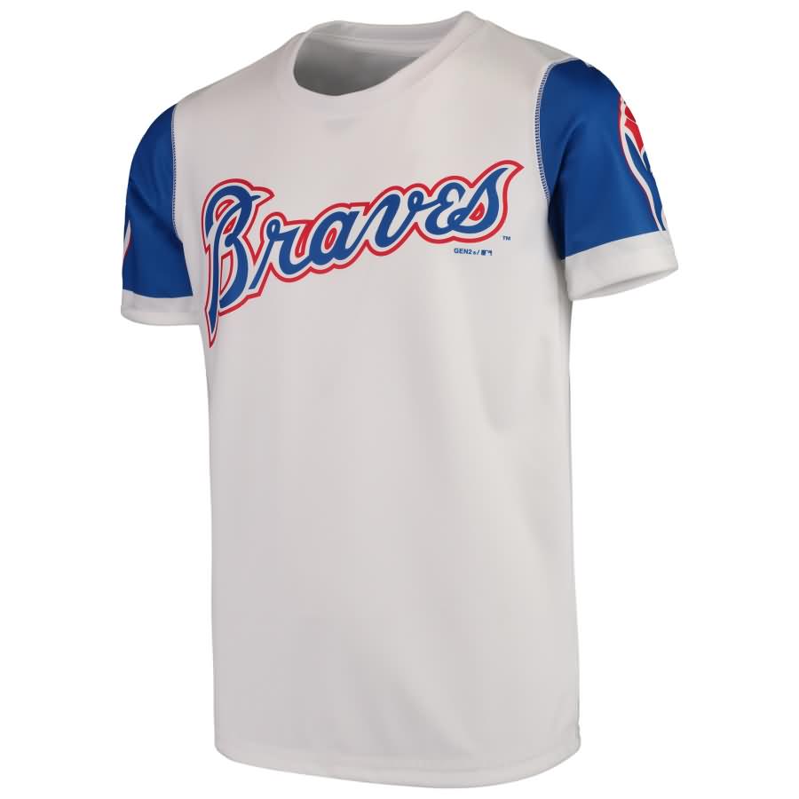 Ronald Acuna Jr. Atlanta Braves Youth Cooperstown Collection Player Jersey Top - White
