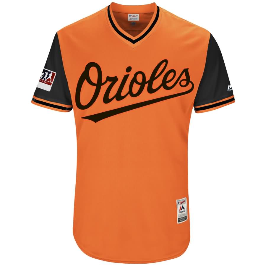 Baltimore Orioles Majestic 2018 Players' Weekend Authentic Flex Base Pick-A-Player Roster Jersey - Orange/Black