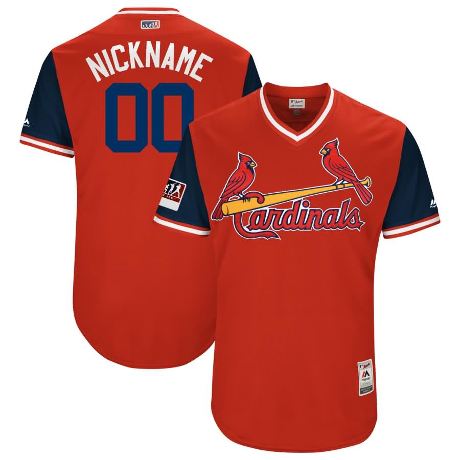 St. Louis Cardinals Majestic 2018 Players' Weekend Authentic Flex Base Pick-A-Player Roster Jersey - Red/Navy