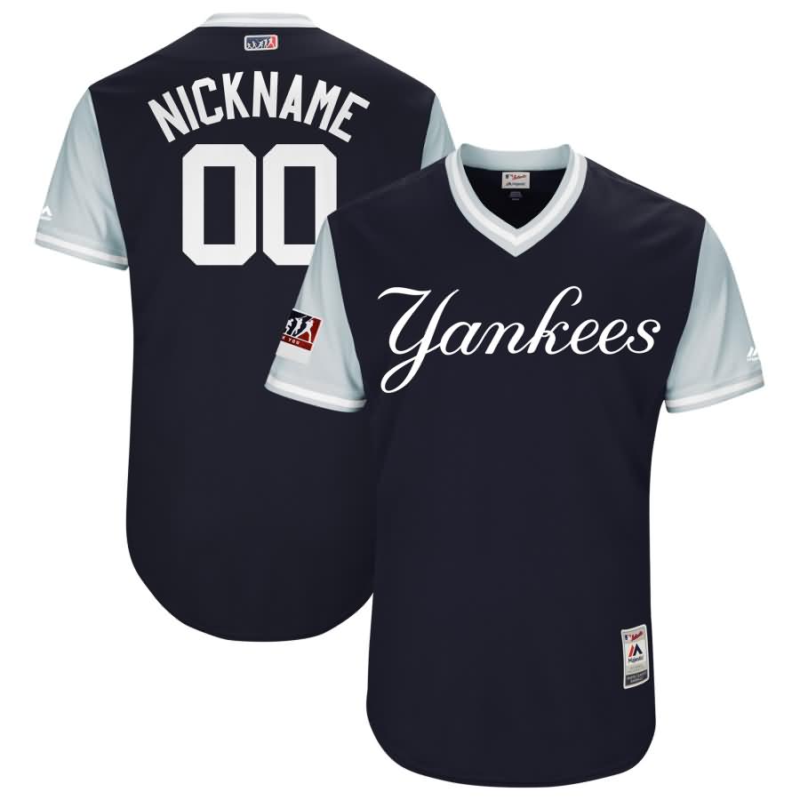 New York Yankees Majestic 2018 Players' Weekend Authentic Flex Base Pick-A-Player Roster Jersey - Navy/Gray