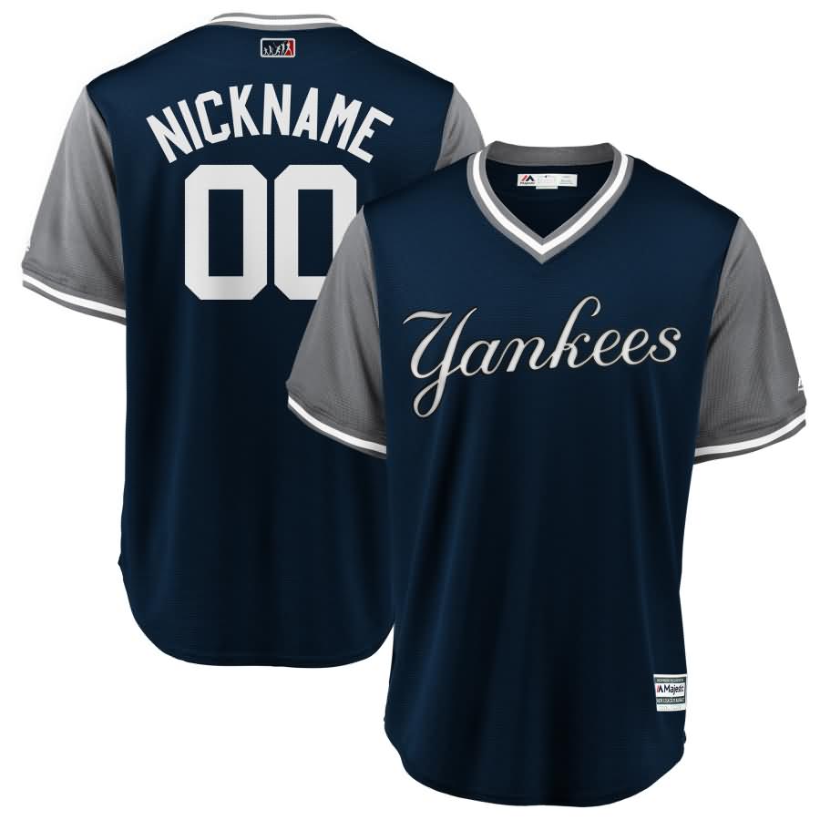 New York Yankees Majestic 2018 Players' Weekend Cool Base Pick-A-Player Roster Jersey - Navy/Gray