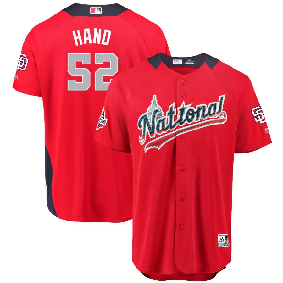 Brad Hand National League Majestic 2018 MLB All-Star Game Home Run Derby Player Jersey - Red