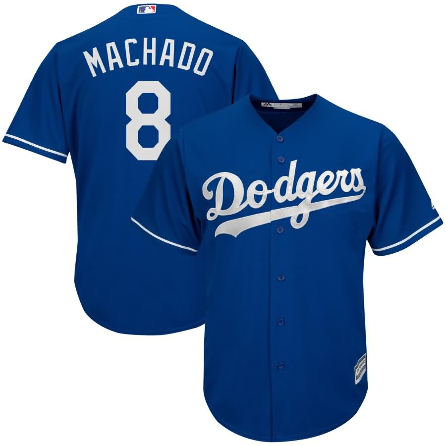 Manny Machado Los Angeles Dodgers Majestic Official Cool Base Player Jersey - Royal