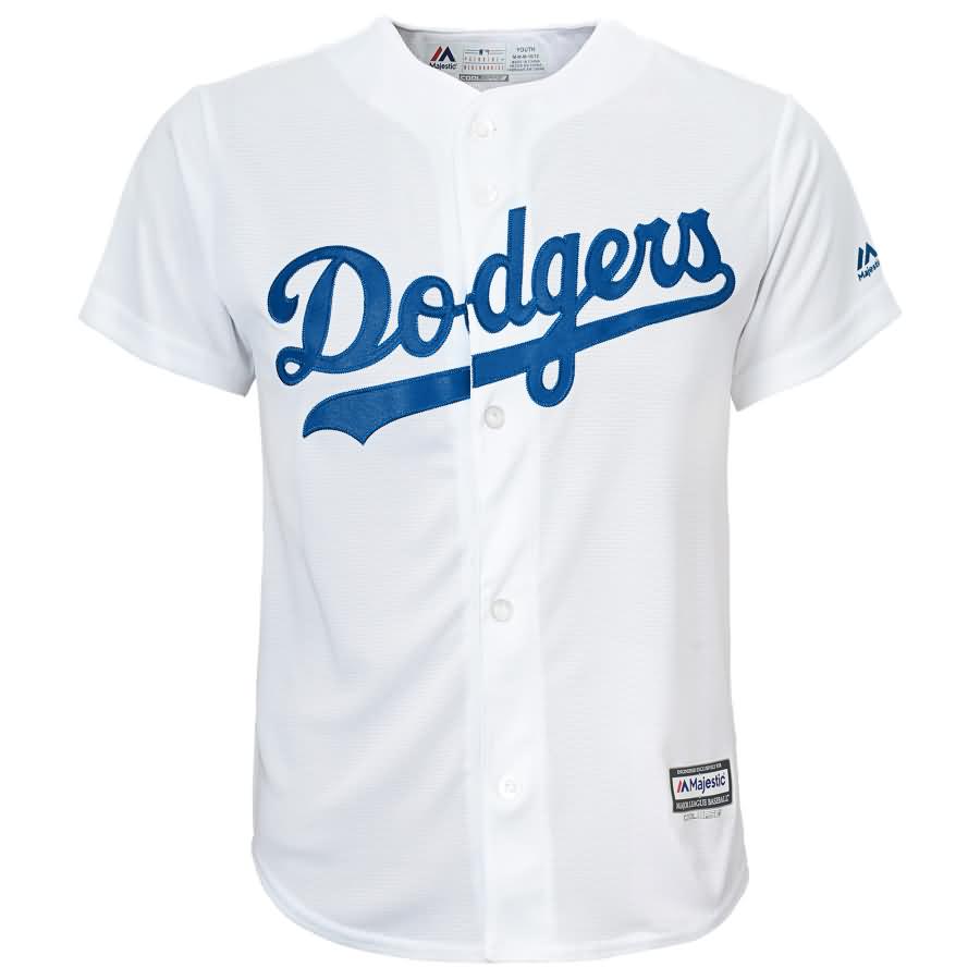 Manny Machado Los Angeles Dodgers Majestic Youth Home Official Cool Base Jersey - White