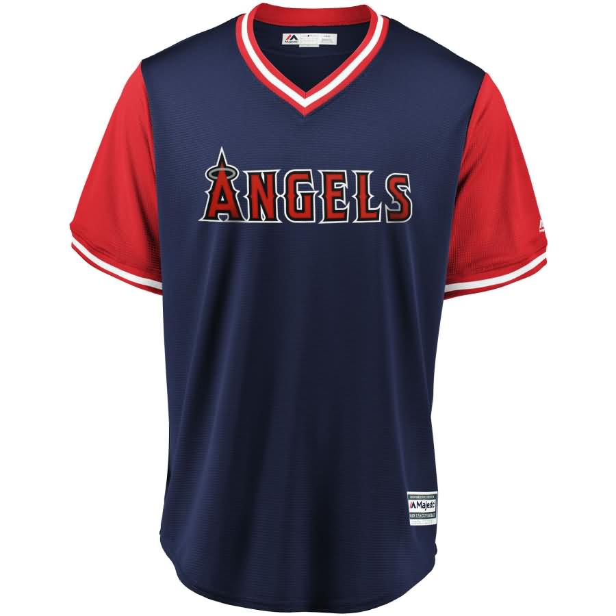 Mike Trout "Kiiiiid" Los Angeles Angels Majestic 2018 Players' Weekend Cool Base Jersey - Navy/Red