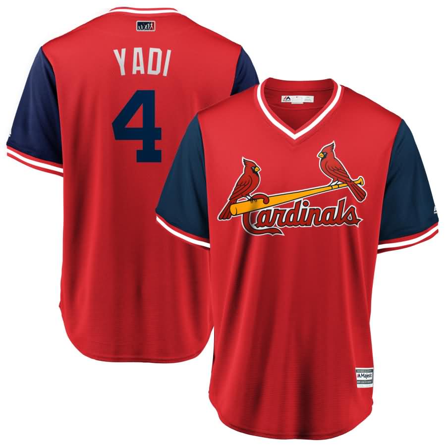Yadier Molina "Yadi" St. Louis Cardinals Majestic 2018 Players' Weekend Cool Base Jersey - Red/Navy