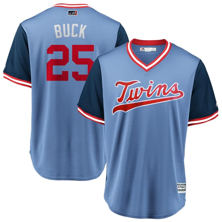 Byron Buxton "Buck" Minnesota Twins Majestic 2018 Players' Weekend Cool Base Jersey - Light Blue/Navy