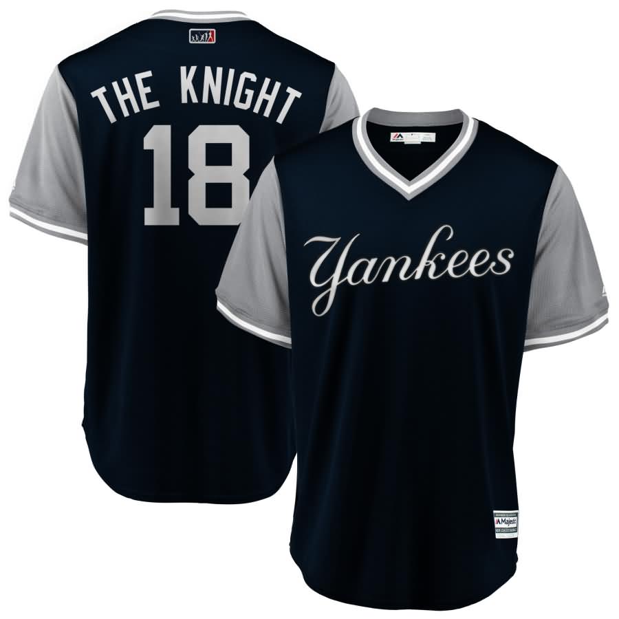 Didi Gregorius "The Knight" New York Yankees Majestic 2018 Players' Weekend Cool Base Jersey - Navy/Gray
